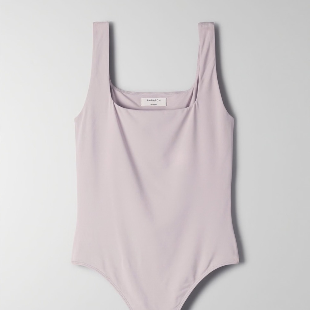 Babaton Contour Bodysuit in Light Pink